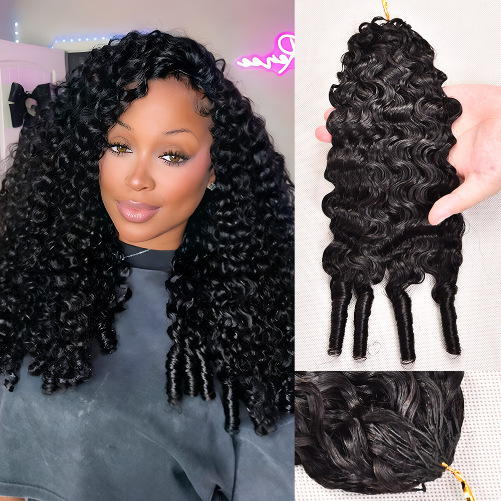 Hair Care Curly Hair - Extensões de Cabelo Humano Cacheado Birmanês