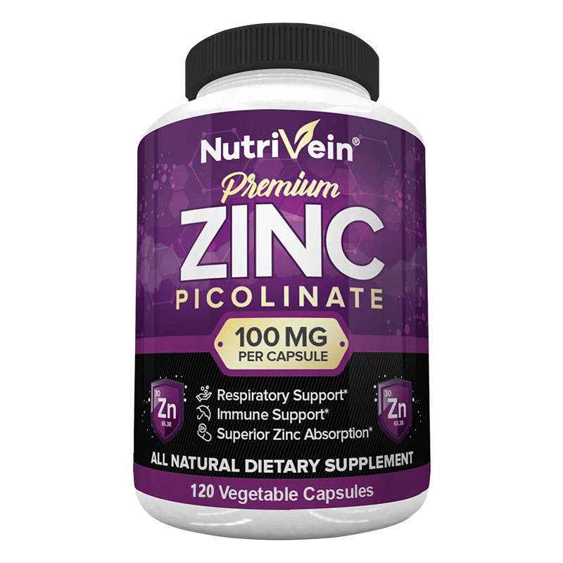 Hair Care Vitamin - Picolinato de zinco premium 100mg -