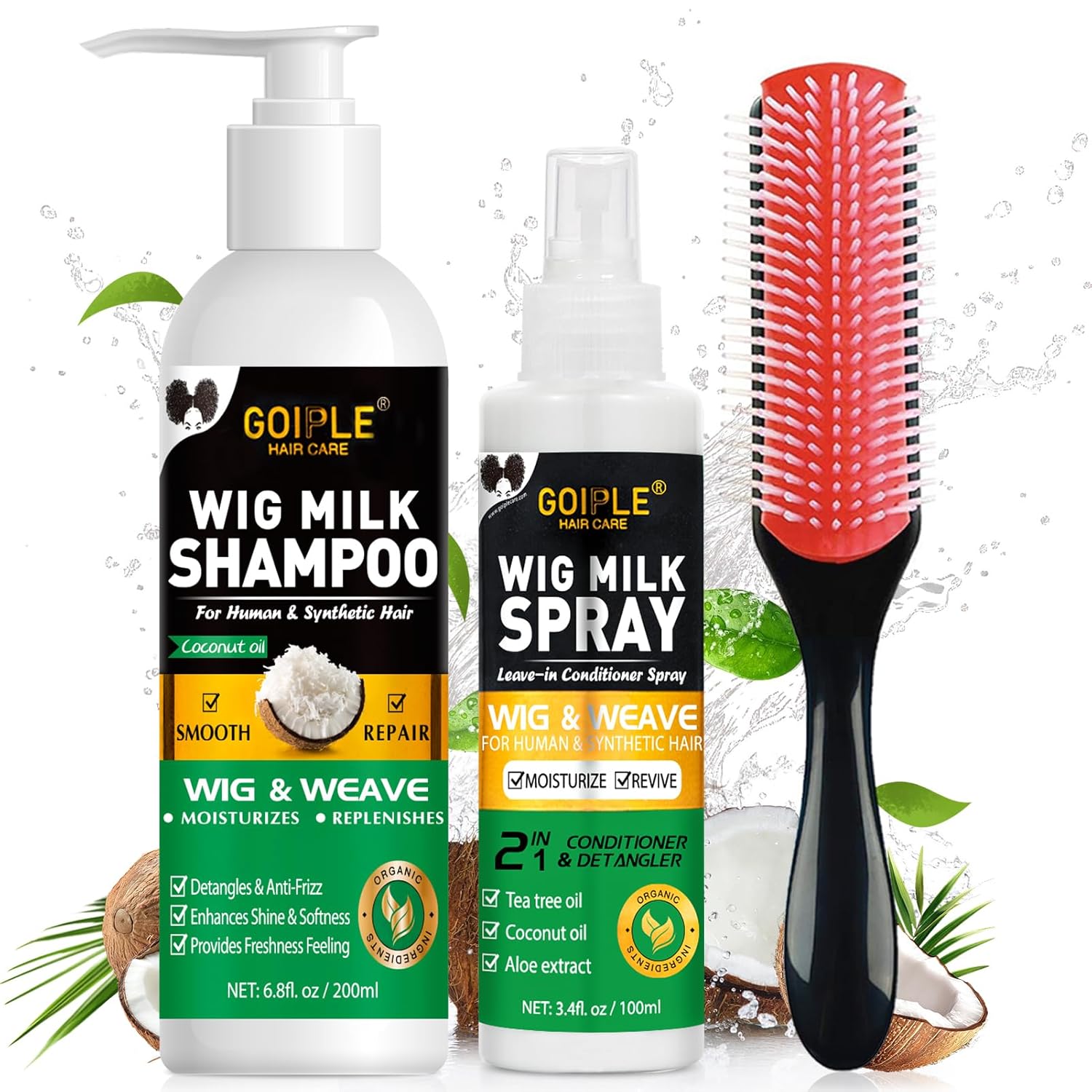Hair Care Kit - Kit de Cuidados para Perucas GOIPLE