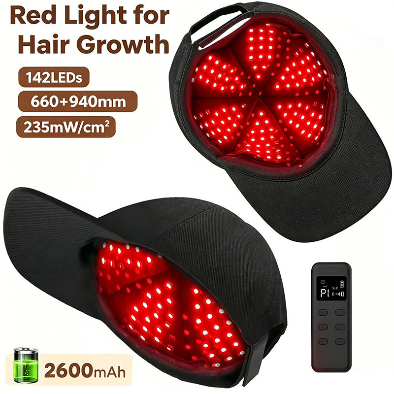 Hair Care Vegan - Boné de Terapia com Luz LED