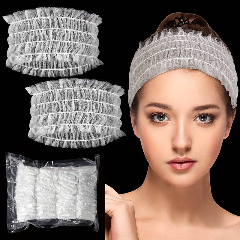 Hair Care Journey - 50/20 pçs headbands descartáveis não tecido