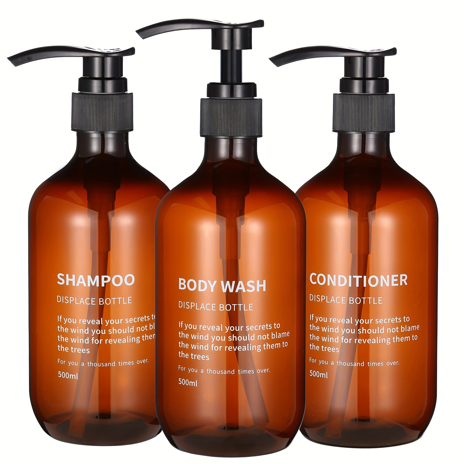 Hair Care Kit - Conjunto de dispensador de shampoo e