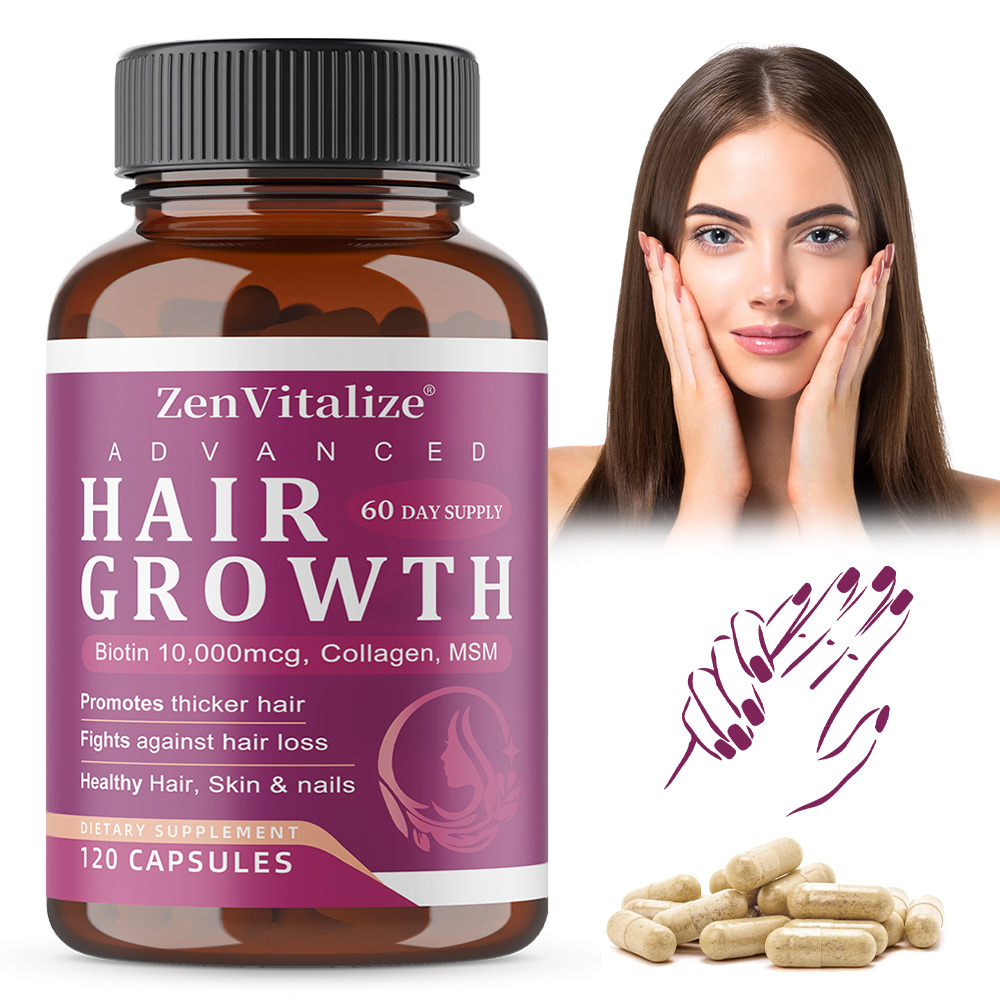 Hair Care Vitamin - Cápsulas de Biotina + Colágeno -