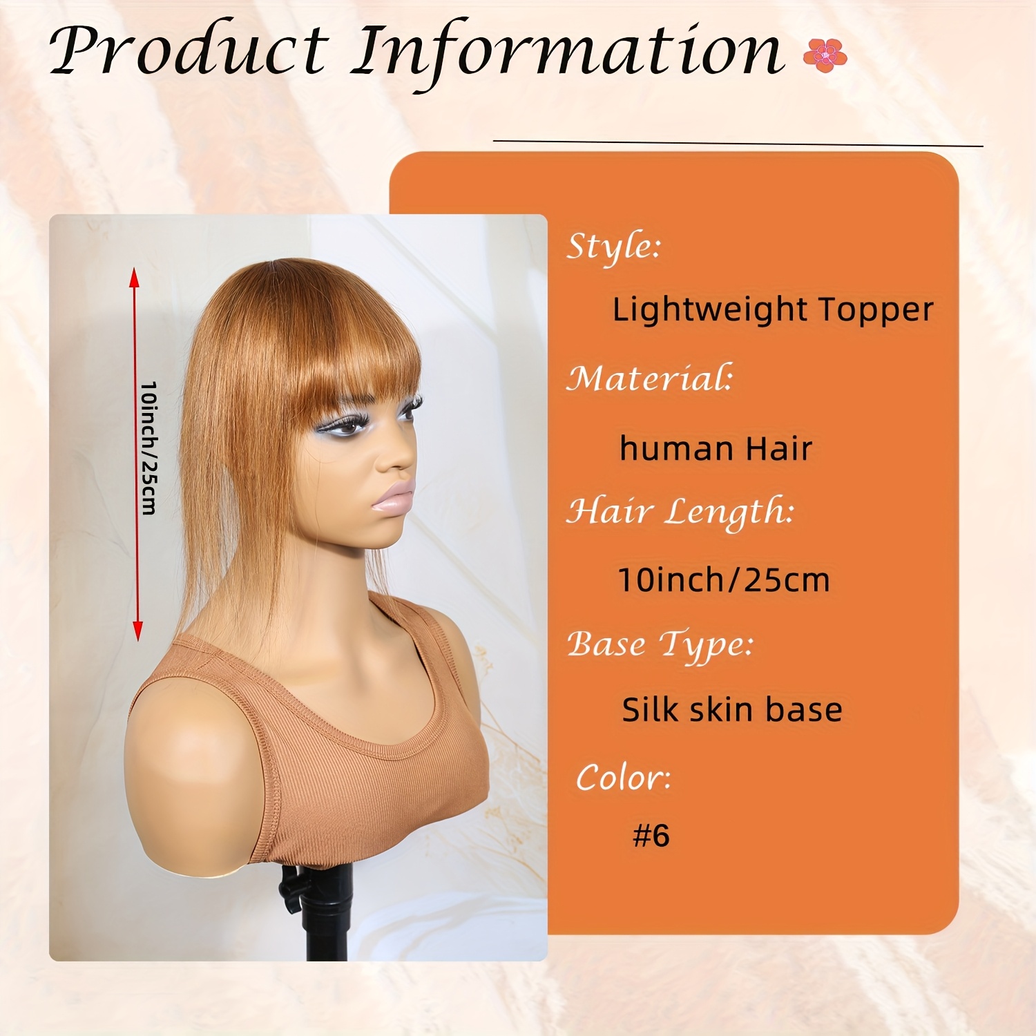 # Aplique de Cabelo com Franja - Clip In Hair Piece avaliação e preço