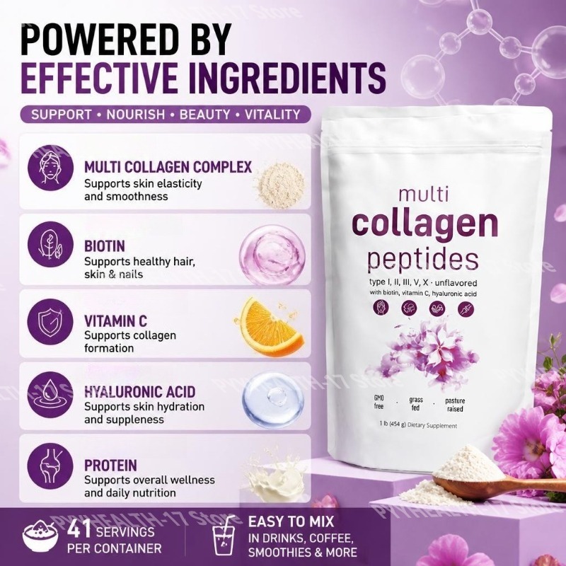 Pó de Peptídeos de Colágeno Mú - Hair Care Vitamin avaliação e preço