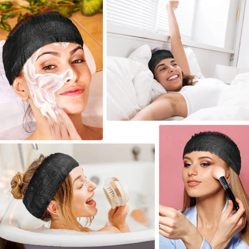 100 pçs descartáveis headbands - Hair Care Journey avaliação e preço