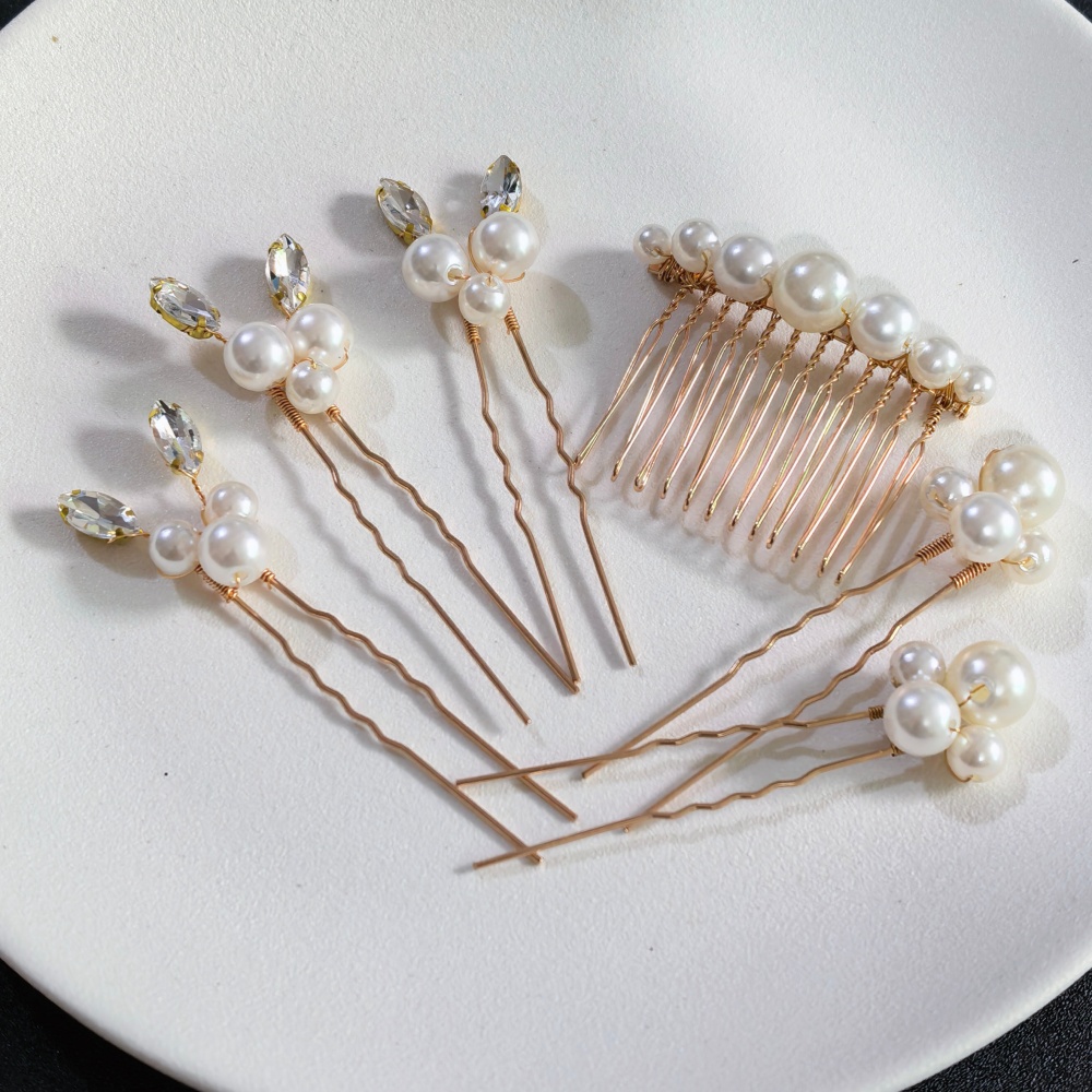 Conjunto de Pentes e Grampos d - Clip In Hair Piece avaliação e preço
