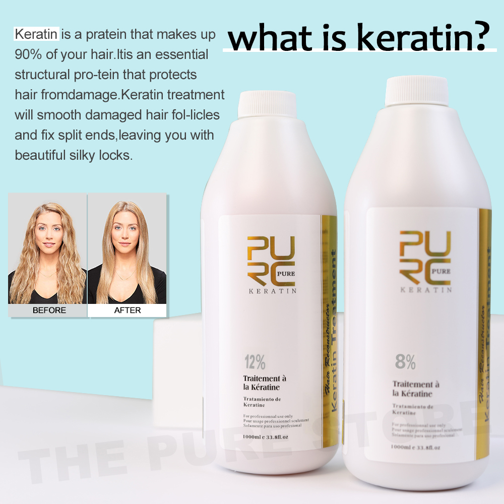 Purc 12% queratina alisamento  - Hair Care Curly Hair avaliação e preço
