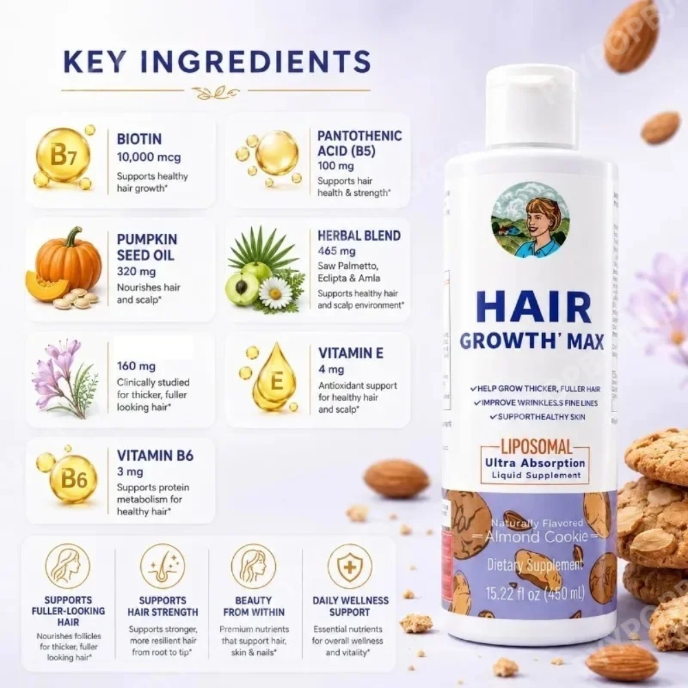 Líquido Lipossomal para Cresci - Hair Care Vitamin avaliação e preço